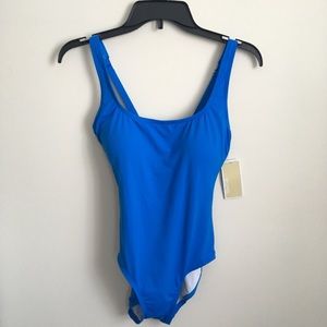 Michael Kors Blue One Piece Swimsuit